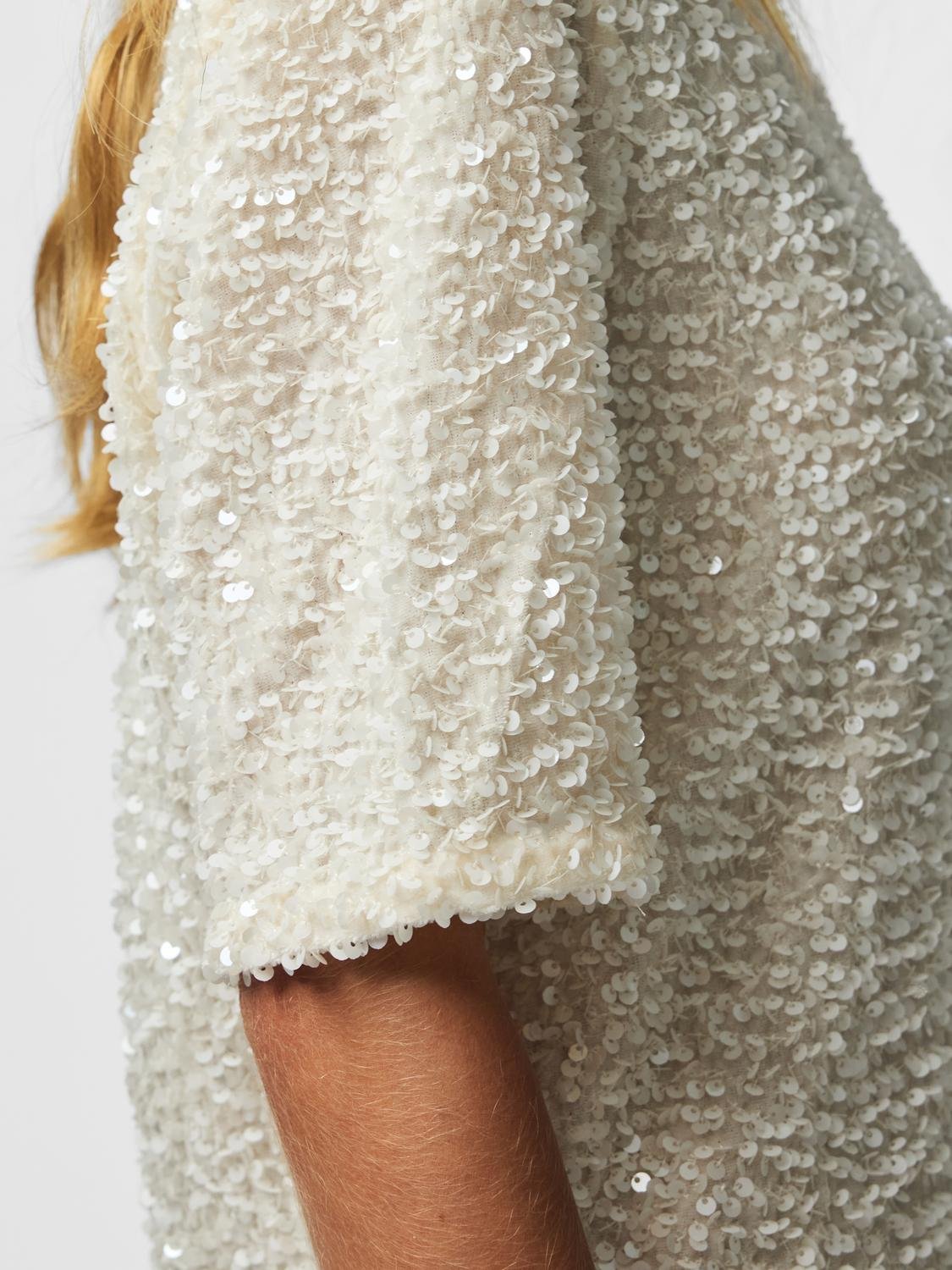 PCKAMMY Top - Cloud Dancer - VERO MODA & VILA Bergvik